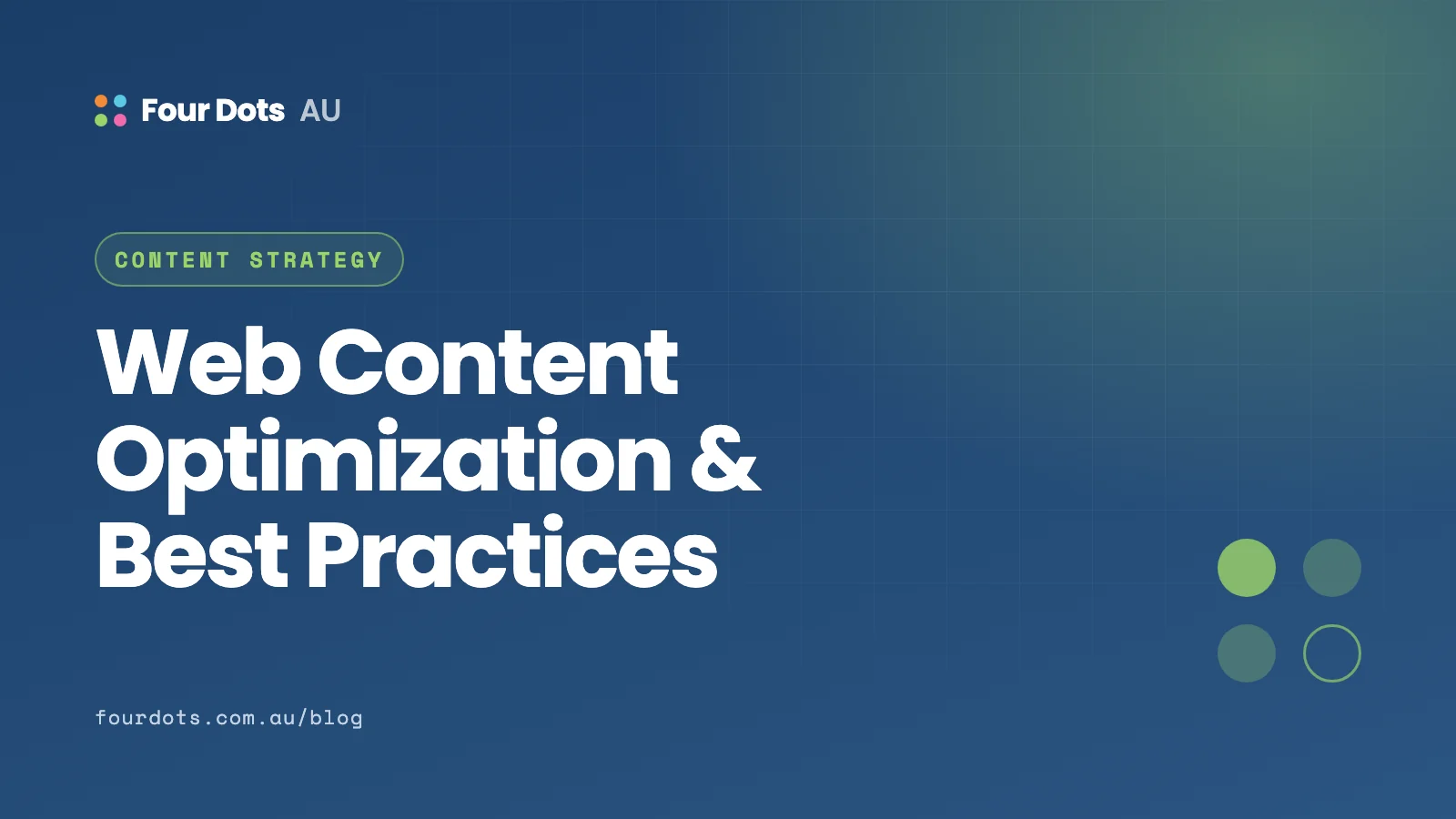 Web Content Optimization & Best Practices 1 Web Content Optimization & Best Practices