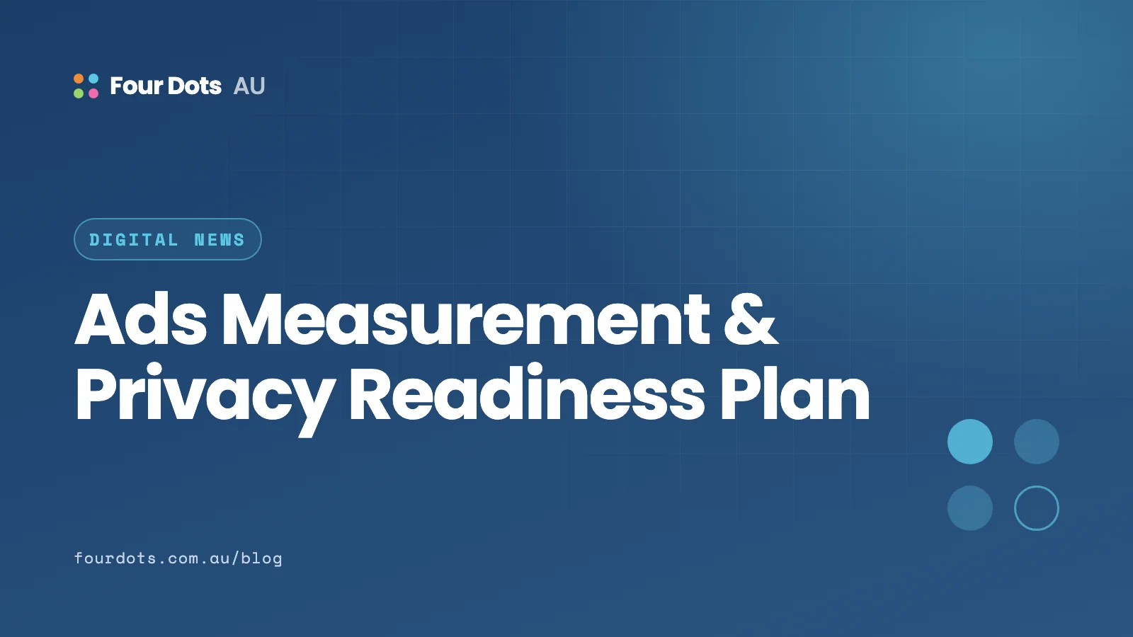 Ads Measurement & Privacy Readiness Plan 3 Ads Measurement & Privacy Readiness Plan