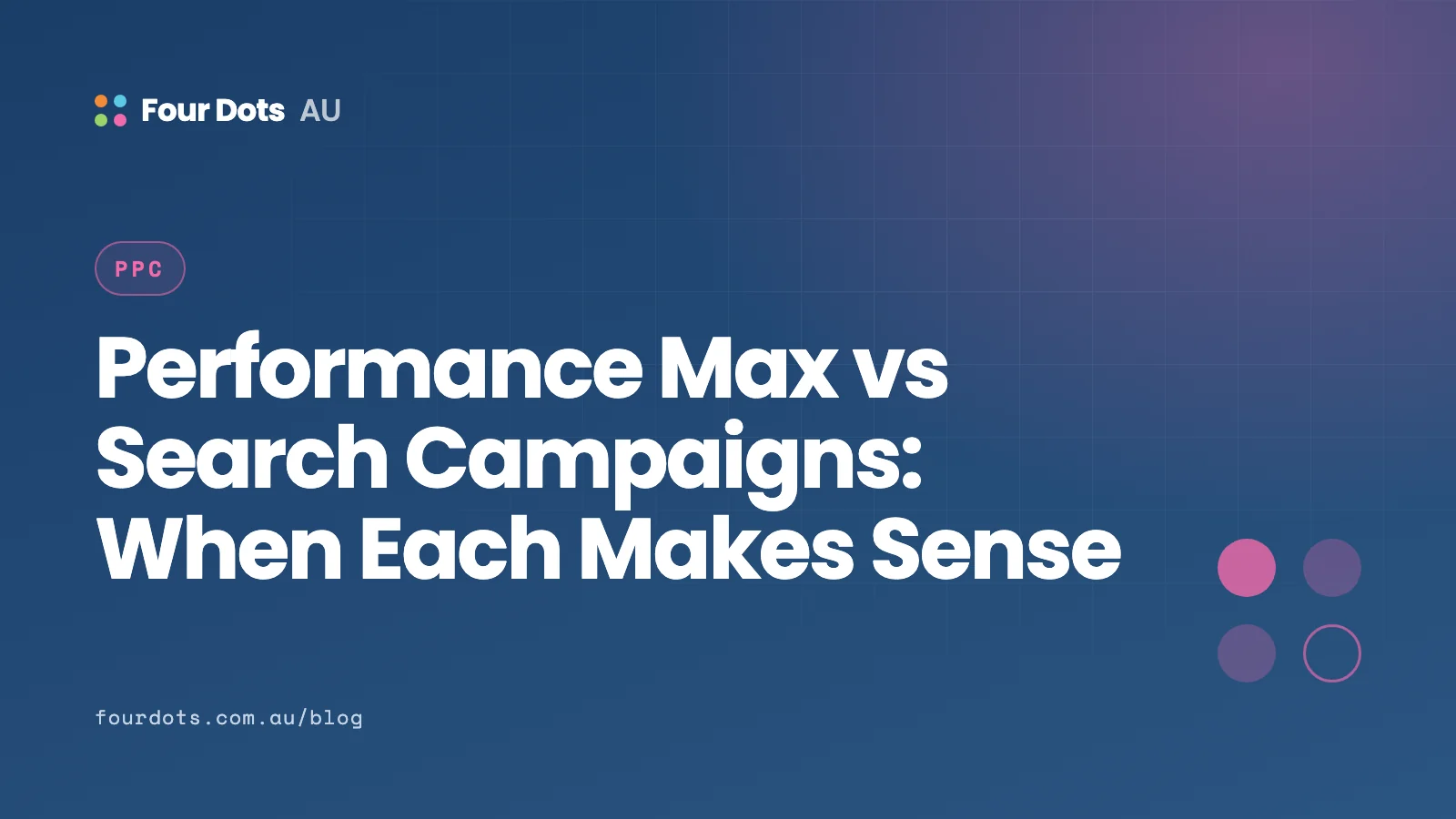 Performance Max vs Search Campaigns: When Each Makes Sense