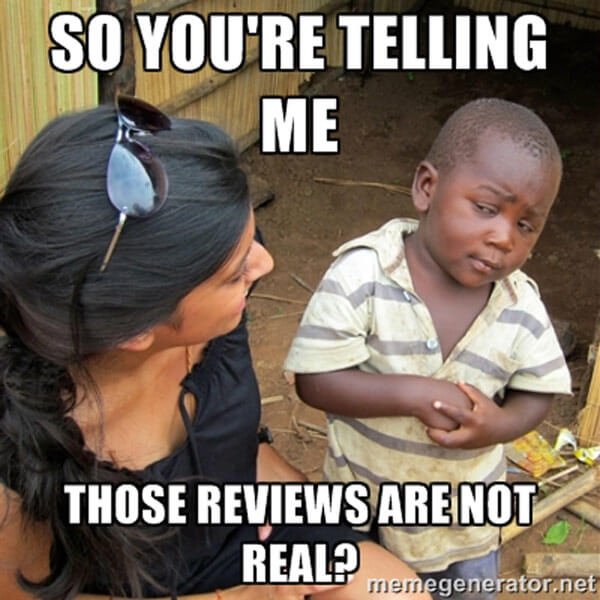 fake reviews