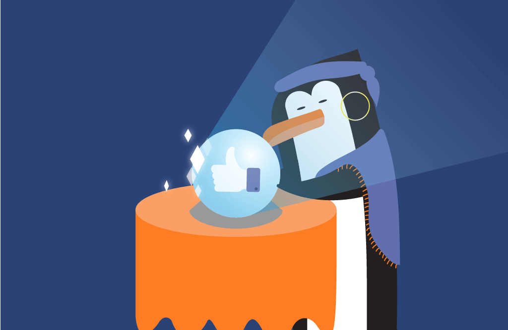 PPC penguin fortune teller | Four Dots