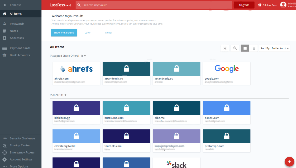 LastPass: Free Password Manager | Four Dots